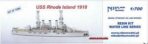 米海軍バージニア級戦艦 BB-17 ロード・アイランド1918 (プラモデル)