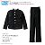 Men`s 12in School Uniform Set (Black) (Fashion Doll) Item picture1