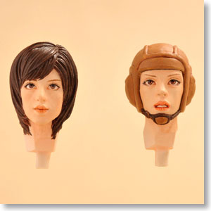 Independent Mercenary Army Female Pilot Head Parts (Renewal) (Plastic model)