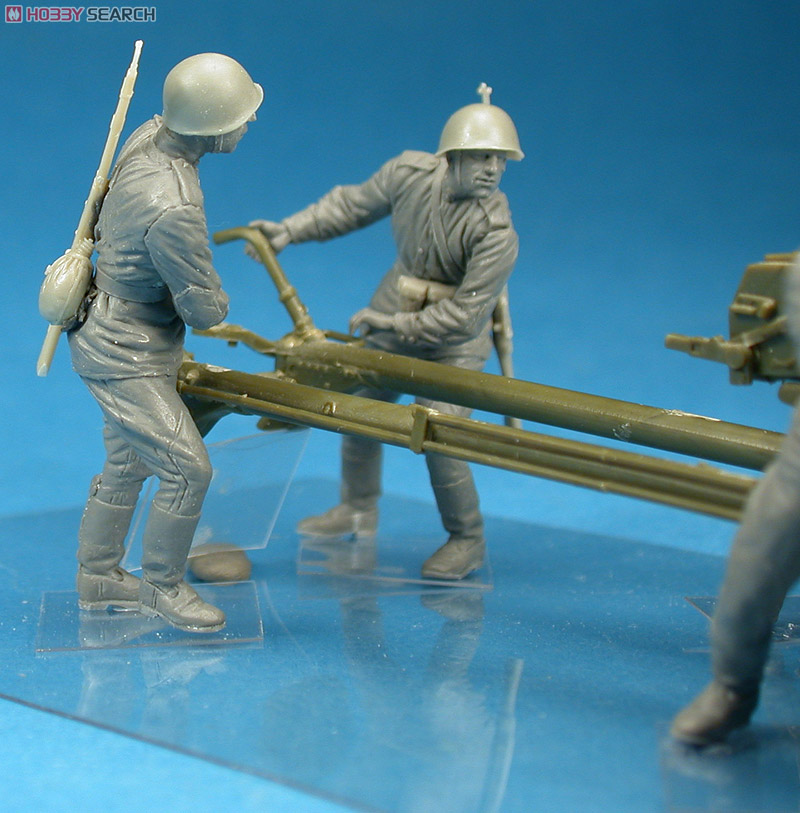 ZiS-3砲 ソビエト砲兵 5体入り (大砲移動中) (プラモデル) その他の画像9 モーダル