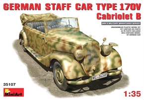 German Staff Car Type 170V Cabriolet B (Plastic model)