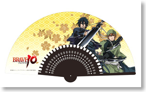 Brave10 Folding fan Saizo & Sasuke (Anime Toy)