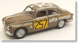 アルファ・ロメオ 1900 ベルリナ 1954年カレラ パンアメリカーナ #257 ドライバー:J.A.Solana (ミニカー)