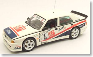 アルファ・ロメオ 75 エヴォルツィオーネ 1991年ペルグーサ #1 ドライバー:G.Giudici (ミニカー)