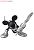 UDF No.6s MICKEY MOUSE (Roen collection-BLACK & SILVER) - GUITAR MICKEY (Completed) Item picture1