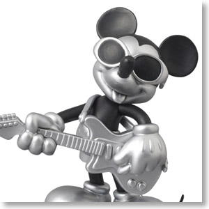 UDF No.164 MICKEY MOUSE (Roen collection-BLACK & SILVER) - GRUNGE ROCK MICKEY (Completed)