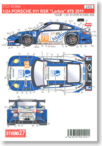 ポルシェ911RSR `Matmut` #70 2011 (プラモデル)