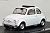 FIAT 500F 1965 (ホワイト) 【レジンモデル】 (ミニカー) 商品画像1