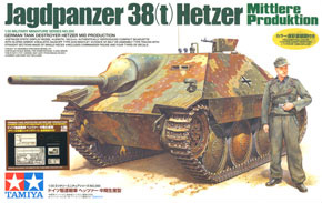 ドイツ駆逐戦車 ヘッツァー 中期生産型 (アベール社製エッチングパーツ/金属砲身付き) (プラモデル)