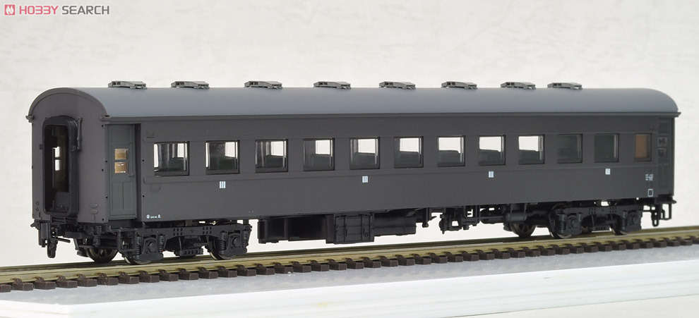1/80 Suha42 (Kinoko End Panel, Upholstered Roof Version) (J.N.R. Grape Color No.1) (Completed) (Model Train) Item picture3