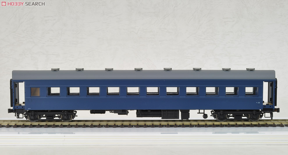1/80(HO) OHA35 (Kinoko End Panel, Upholstered Roof Version) (J.N.R. Blue #15) (Completed) (Model Train) Item picture1