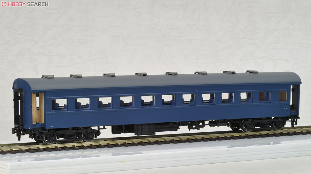 1/80(HO) OHA35 (Kinoko End Panel, Upholstered Roof Version) (J.N.R. Blue #15) (Completed) (Model Train) Item picture3