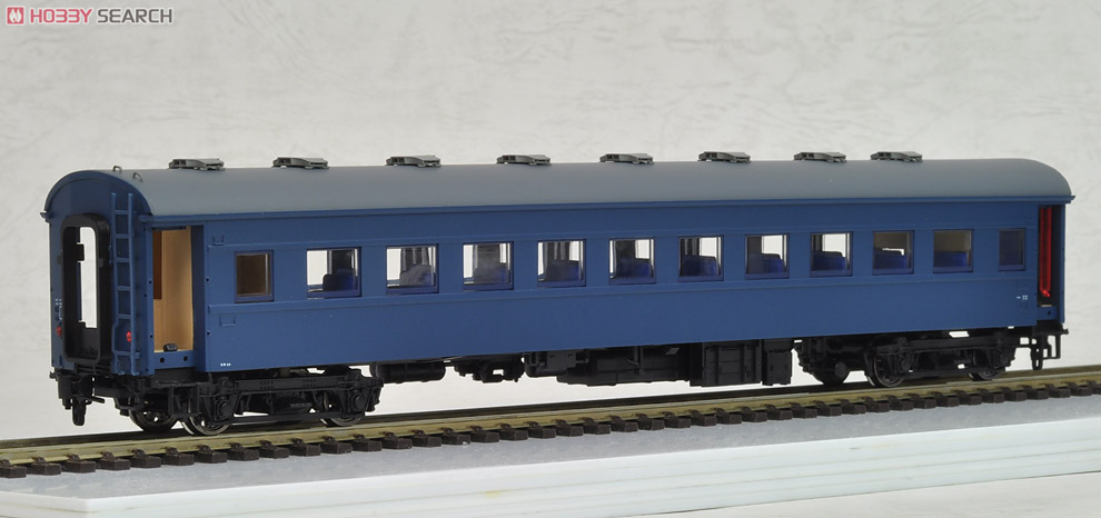 1/80(HO) OHAFU33 (Kinoko End Panel, Upholstered Roof Version) (J.N.R. Blue #15) (Completed) (Model Train) Item picture2