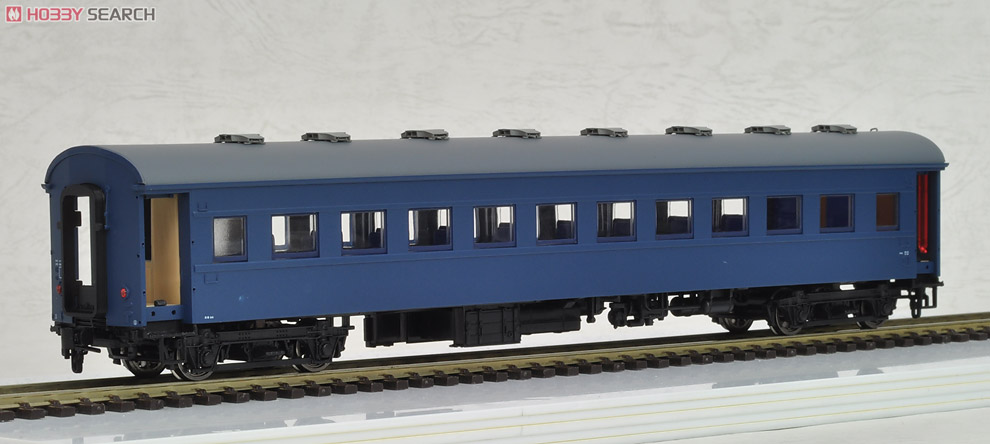 1/80(HO) OHAFU33 (Kinoko End Panel, Upholstered Roof Version) (J.N.R. Blue #15) (Completed) (Model Train) Item picture3