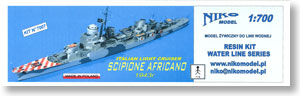 Italian light cruiser Scipione Africano WWII (Plastic model)