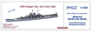 米海軍 オレゴン級巡洋艦 CA-122 オレゴンシティ1946 (プラモデル)