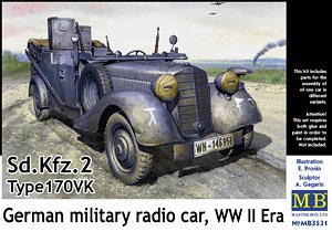 German Military Radio Car Sd.Kfz.2 Type 170VK (Plastic model)