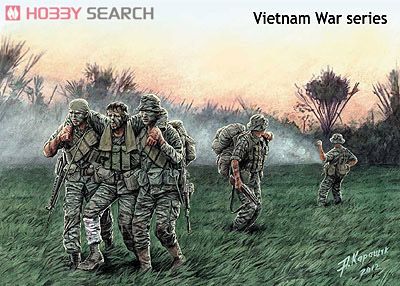 US Navy SEALS Injured Soldier Vietnam War (5figures) (Plastic model) その他の画像1