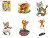 Tom and Jerry Chiccha Friends 10pieces (Shokugan) Item picture1