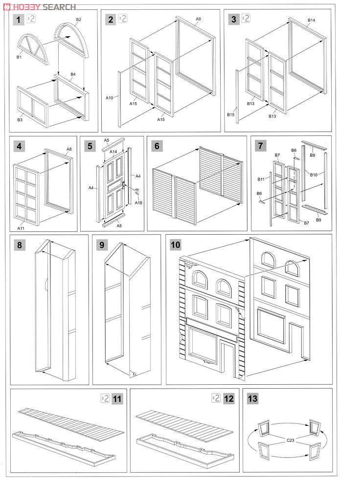 Norman Street (Plastic model) 設計図1 Modal