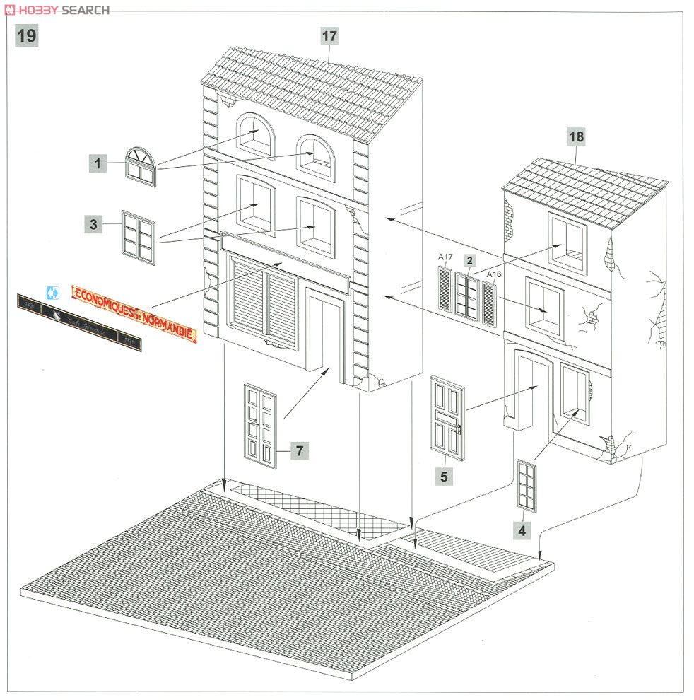 Norman Street (Plastic model) 設計図3 Modal