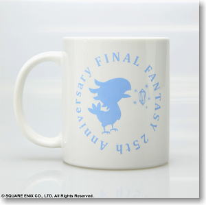 Final Fantasy 25th Anniversary Mug Cup (Anime Toy)