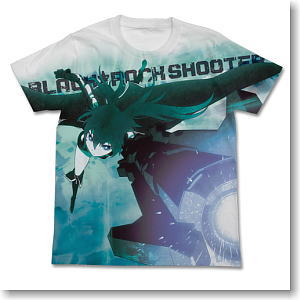 Black*Rock Shooter BRS Full Graphic T-shirt White M (Anime Toy)