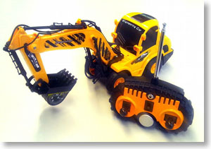 Ganbare Hataraku Car Excavator (RC Model)