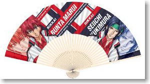 New The Prince of Tennis Folding Fan Yukimura Seiichi & Marui Bunta (Anime Toy)