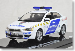 Mitsubishi Lancer EX - Hungarian Police (White) (Diecast Car)
