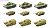 Battle Tank Kit Collection Vol.3 (Set of 10 / Pre-colored Unassembled kit) (Shokugan) Item picture2