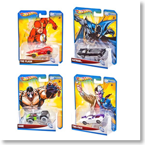 ホットウィール 2012/ DCユニバースカー 1/64 Dミックス: 4種セット (玩具)