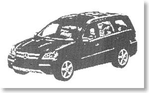 メルセデスベンツ GLクラス (X164) ブラックユニ (ミニカー)