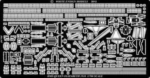 Photo-Etched Parts for HMS Queen Elizabeth 1918 (for Pit-Road) (Plastic model)