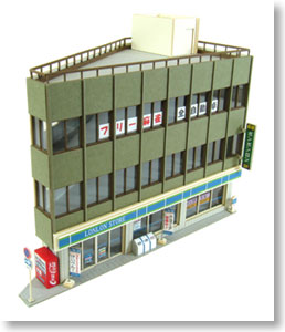 [Miniatuart] Good Old Diorama Series : Acute Angle Building A (Unassembled Kit) (Model Train)
