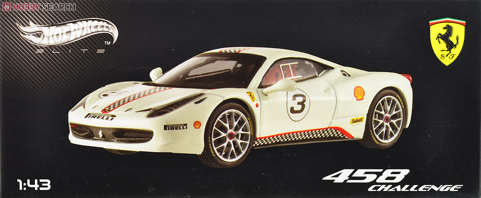 フェラーリ 458 Italia Challenge No.5 (ホワイト) (ミニカー) 商品画像1