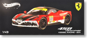 フェラーリ 458 Italia Challenge Kessel Racing (レッド/ブラック) (ミニカー)