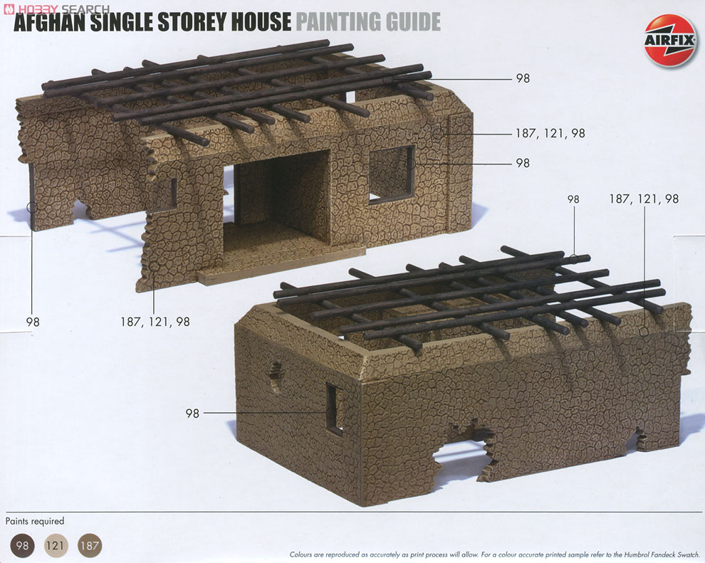 Afghan Single Storey House (Plastic model) Color1