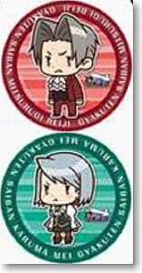 Ace Attorney Coaster Set Mitsurugi & Mei (Anime Toy)