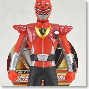 Tokumei Sentai Go-Busters Sentai Hero Series 06 Red Buster Powerd Custom (Character Toy)