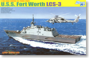 現用アメリカ海軍 沿海域戦闘艦 U.S.S フォート･ワース LCS-3 (プラモデル)