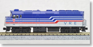 EMD F40PH バージニアレールウェイエクスプレス (VRE) (青/銀) No.V36 ★外国形モデル (鉄道模型)