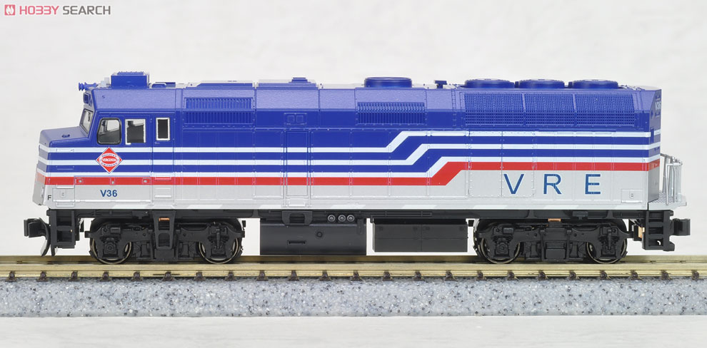 EMD F40PH バージニアレールウェイエクスプレス (VRE) (青/銀) No.V36 ★外国形モデル (鉄道模型) 商品画像1