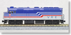 EMD F40PH バージニアレールウェイエクスプレス (VRE) (青/銀) No.V34 ★外国形モデル (鉄道模型)