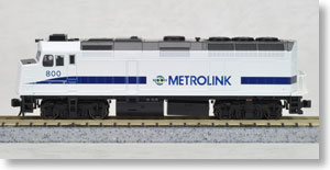 EMD F40PH メトロリンク (Metrolink) (白/紺) No.800 ★外国形モデル (鉄道模型)