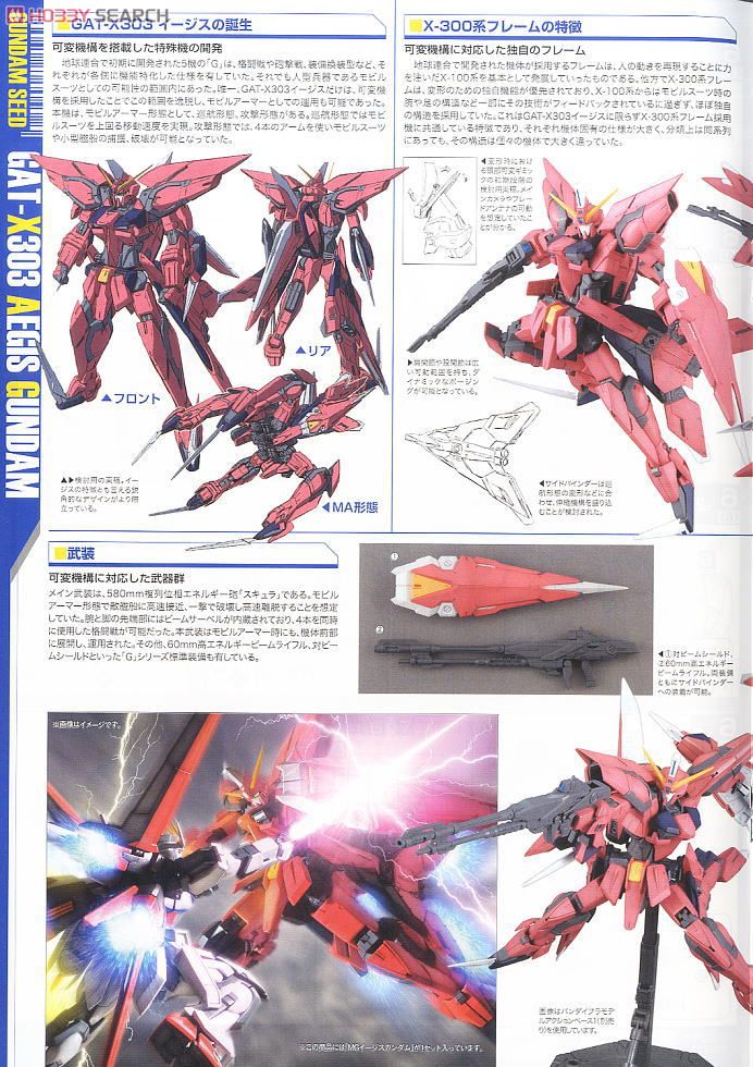 GAT-X303 イージスガンダム (MG) (ガンプラ) 解説2