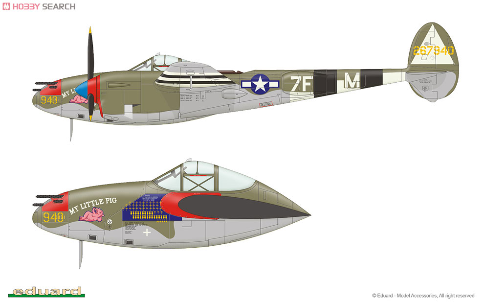 ロッキード P-38J ライトニング ヨーロッパ戦線 (プラモデル) その他の画像3