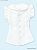 PNM Sailor Frilly Blouse (White) (Fashion Doll) Item picture1