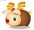 Airou Santa & Reindeer Plush Poogie (Anime Toy) Item picture1