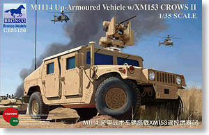 米・M1114ハンビー武装戦闘車両・遠隔操作銃塔装甲強化型 (プラモデル)